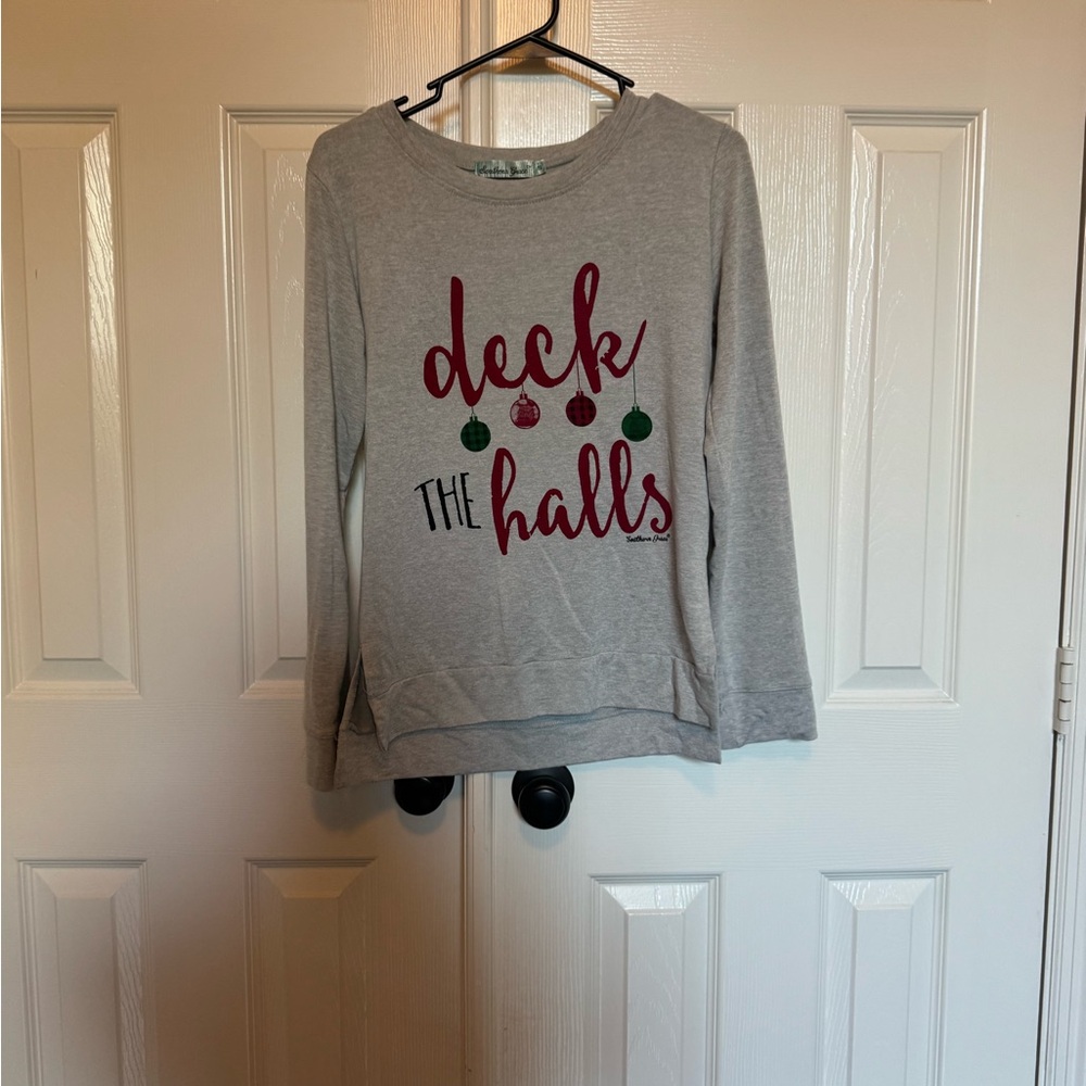Southern Grace Gray Long Sleeve